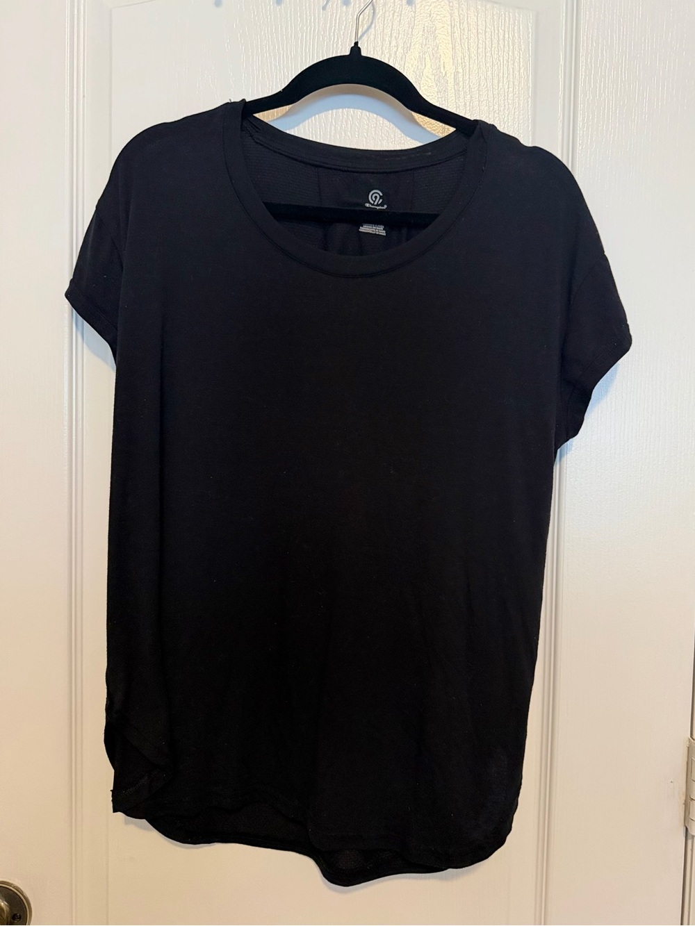 Champion Black Short Sleeve Crewneck Tee